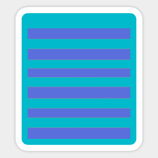 Blue stripes Sticker